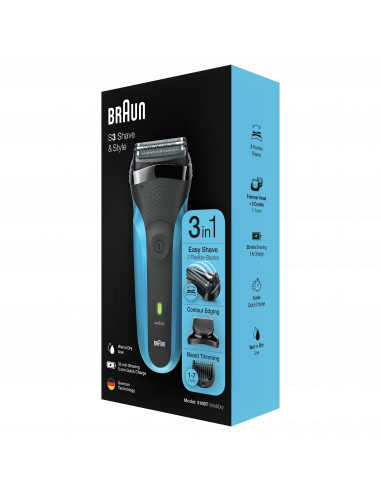 310BT pardel Series 3 Shave&Style 3-in-1 Wet&Dry