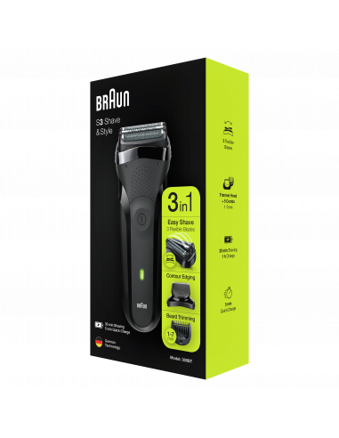 300BT Series 3 Shave & Style skuveklis trīs...