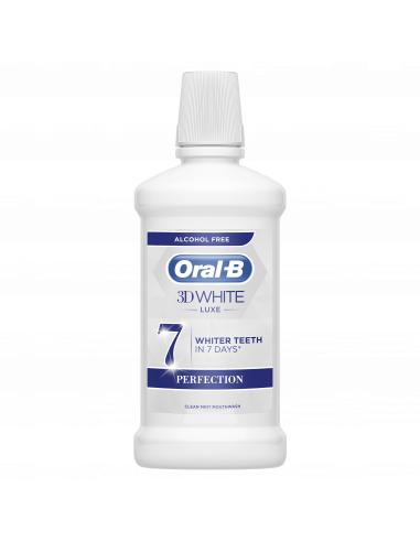 KAST 6 tk! Oral-B 3D White Luxe Perfection alkoholivaba 500 ml suuloputusvesi