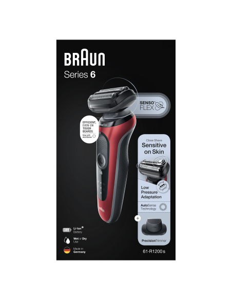 61-R1200s barzdaskutė Series 6 AutoSence