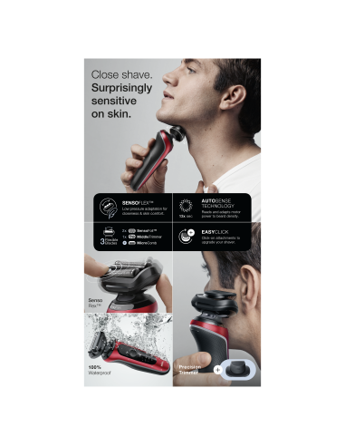 61-R1200s barzdaskutė Series 6 AutoSence