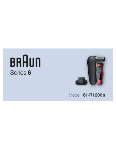 61-R1200s barzdaskutė Series 6 AutoSence