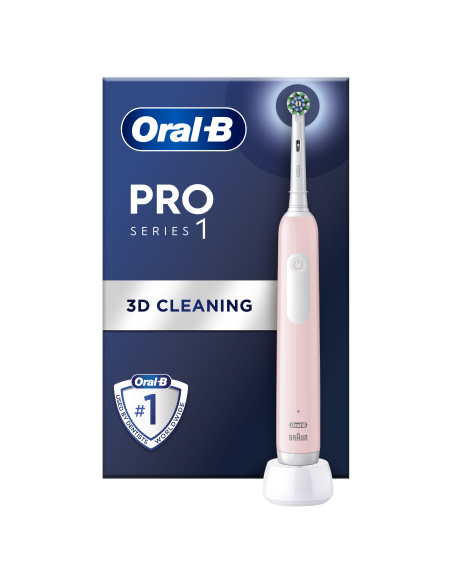 D305.513.3 Pro Series 1 Elektrinis Dantų Šepetėlis Pink Cross Action