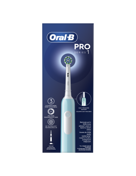 D305.513.3 Pro Series 1 Elektriline Hambahari Caribbean Blue Cross Action