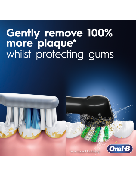 D305.513.3 Pro Series 1 Elektrinis Dantų Šepetėlis Caribbean Blue Cross Action