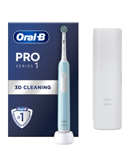 D305.513.3X Pro Series 1 Caribbean Blue Elektriskā Zobu Birste + Ceļojuma Futrālis