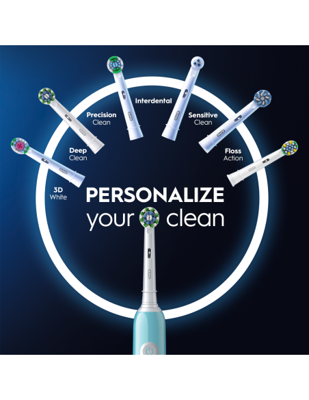 D305.513.3X Pro Series 1 Caribbean Blue Elektriskā Zobu Birste + Ceļojuma Futrālis