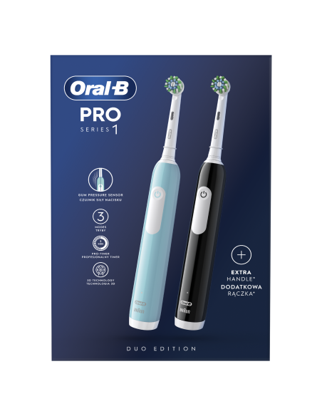 D305.523.3H Pro Series 1 Elektrinis Dantų Šepetėlis Duo pack