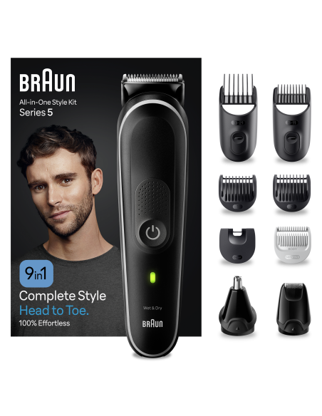 MGK5410 Braun Trimmeri Komplekt 9in1 Piirel