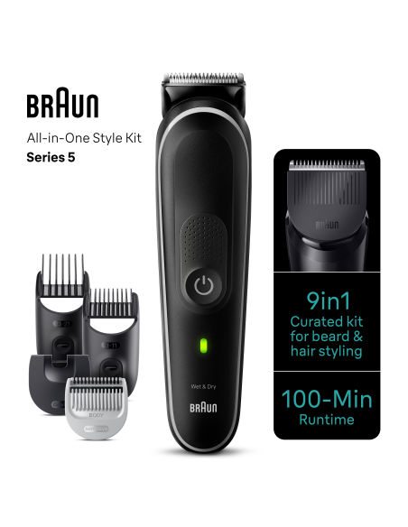 MGK5410 Braun Trimmeri Komplekt 9in1 Piirel