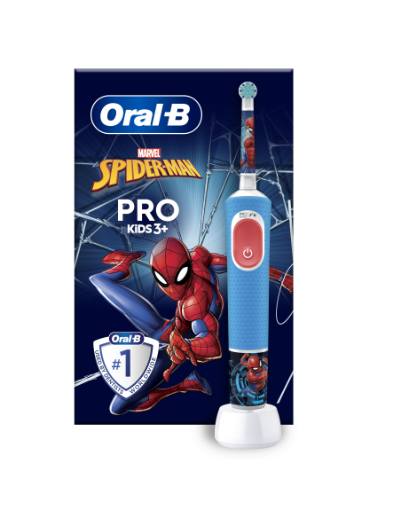 D103.413.2K Vitality PRO Kids Elektrinis Dantų Šepetėlis 3+ Spiderman