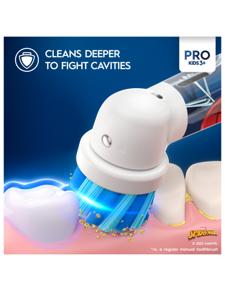 D103.413.2K Vitality PRO Kids Elektriskā Zobu Birste 3+ Spiderman