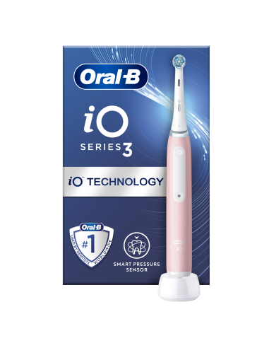 iOG3.1A6.0 Oral-B iO3 Elektrinis Dantų Šepetėlis Blush Pink