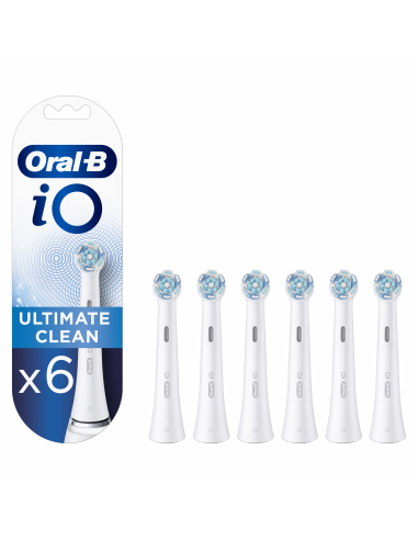 CW-6 Oral-B iO Ultimate Clean XL keičiamos dantų šepetėlio galvutės 6 vnt.