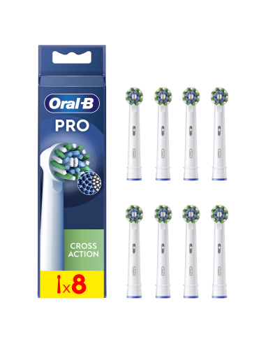 Oral-B EB50-8 Cross Action Pro Dantų Šepetėlio Galvutės, 8 Vnt.