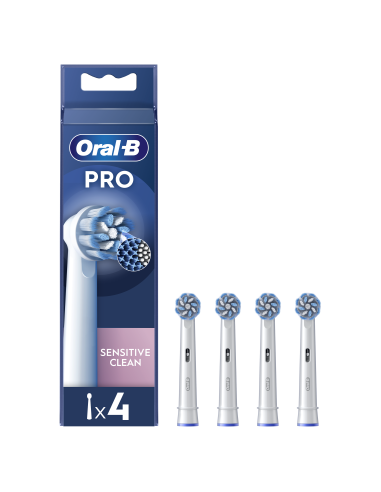 Oral-B EB60-4 Sensitive Clean Pro Zobu Birstes Uzgaļi, 4 Gab