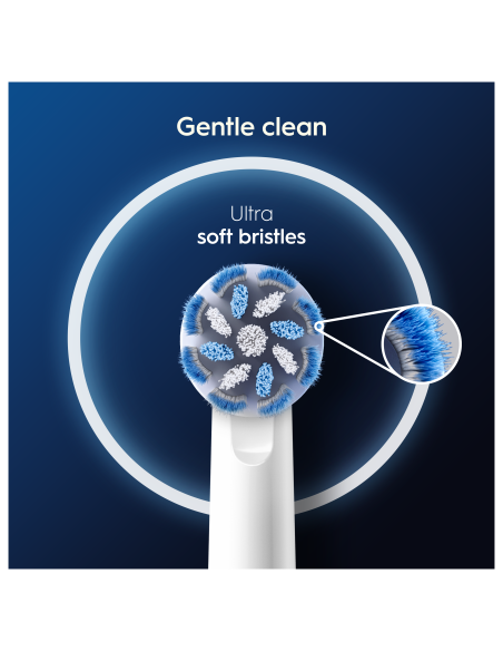 Oral-B EB60-4 Sensitive Clean Pro Zobu Birstes Uzgaļi, 4 Gab