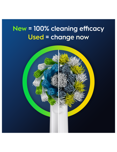 Oral-B EB50-4 Cross Action Pro Zobu Birstes Uzgaļi, 4 Gab