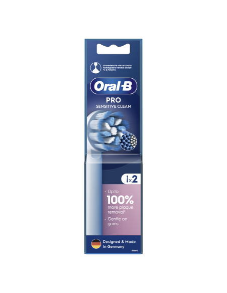 Oral-B EB60-2 Sensitive Clean Pro Zobu Birstes Uzgaļi, 2 Gab