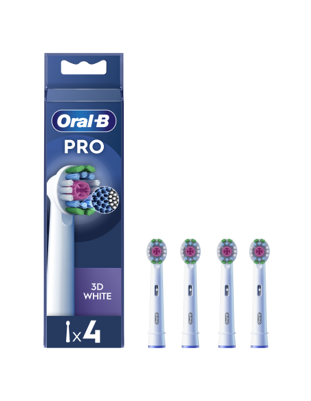 Oral-B EB18-4 3D White Pro Varuharjad, 4 tk