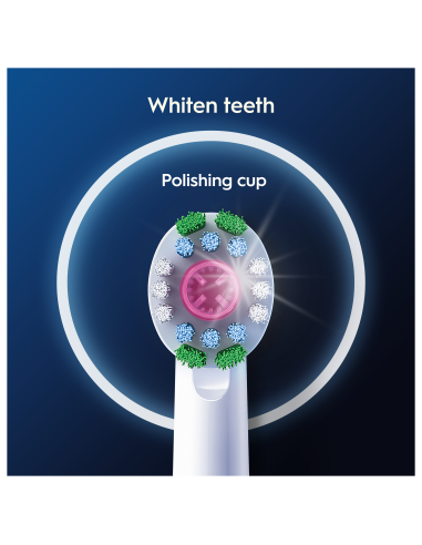 Oral-B EB18-4 3D White Pro Varuharjad, 4 tk