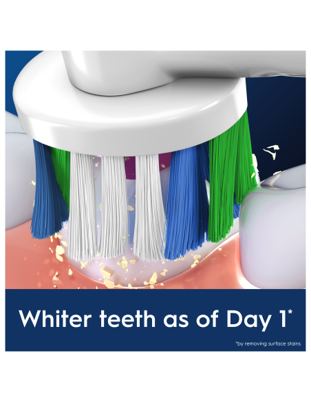 Oral-B EB18-4 3D White Pro Dantų Šepetėlio Galvutės, 4 Vnt.