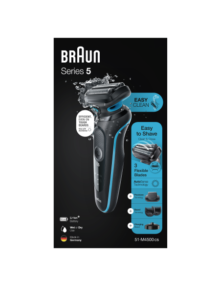 51-M4500cs barzdaskutė Series 5 AutoSense