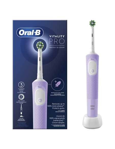 D103.413.3 Braun Oral-B Vitality Pro Lilac Mist el.hambahari