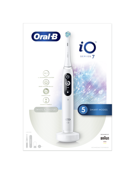 iOM7.1A1.1BD Oral-B iO7 elektriline hambahari White Alabaster