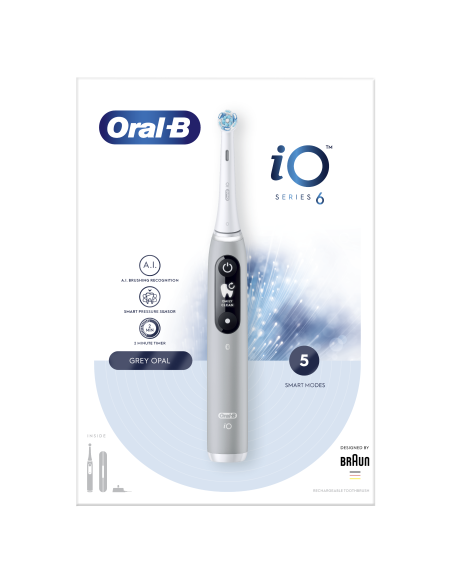 iOM6.1A6.1K Oral-B iO6 elektriline hambahari Grey Opal