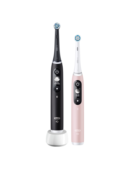 iOM6d.2J6 Oral-B iO6 Duo Pack elektriline hambahari Black + Pink Sand Extra Käepide