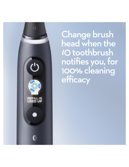 iOM8d.2H2.2BD Oral-B iO8 Elektriskā Zobu Birste Duo Black/White