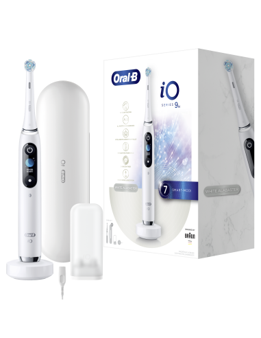 iOM9.1A1.1AD Oral-B iO9 Elektriskā Zobu Birste White Alabaster