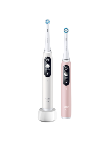iOM6d.2I6.1 Oral-B iO6 Duo Pack elektriline hambahari White + Pink Sand Extra Käepide