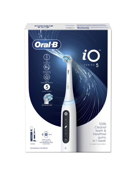 iOG5.1A6.1DK Oral-B iO5 Elektriskā Zobu Birste Quite White 