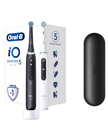 iOG5d.2J6.2K Oral-B iO5 elektriline hambahari Duo Pack Matt Black+Quite White