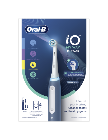 iOG4K.2N6.1DK iO My Way Ocean Blue Elektriskā Zobu Birste + Speciality Brush Head 