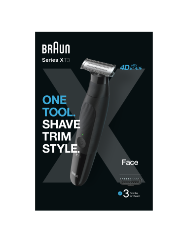 XT3100 Braun Series X Barzdakirpė, barzdaskutė