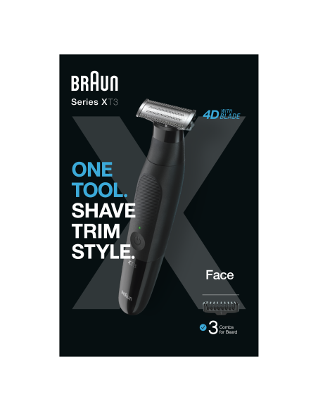 XT3100 Braun Series X Barzdakirpė, barzdaskutė