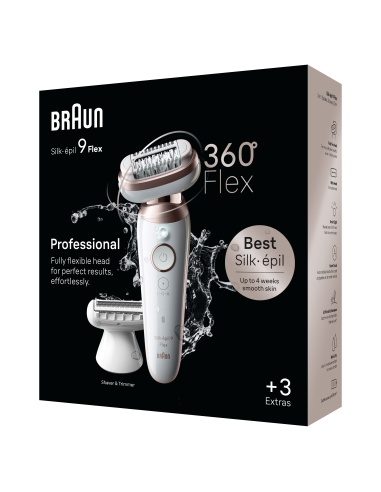 SES9-030 3D Braun Silk•épil 9 Flex Epilaator