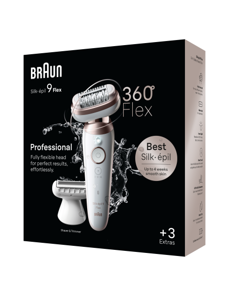 SES9-030 3D Braun Silk•épil 9 Flex Epilaator