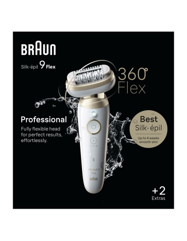 SES9-011 3D Braun Silk•épil 9 Flex Epiliatorius