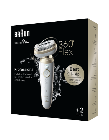 SES9-011 3D Braun Silk•épil 9 Flex Epiliatorius