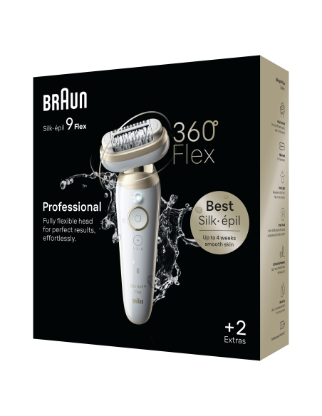 SES9-011 3D Braun Silk•épil 9 Flex Epiliatorius
