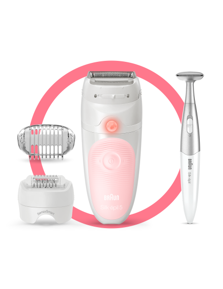 SES5820 epilators Silk•épil® 5 SensoSmart Wet & Dry