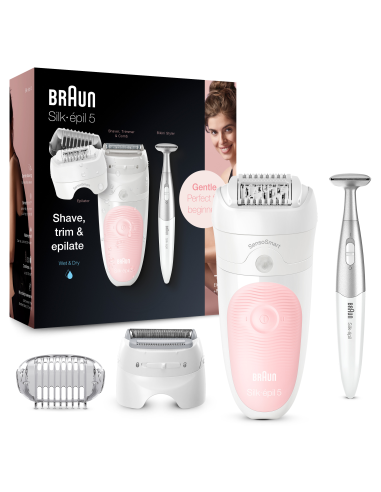 SES5820 epilators Silk•épil® 5 SensoSmart Wet &...