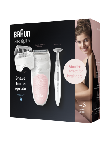 SES5820 epilators Silk•épil® 5 SensoSmart Wet &...