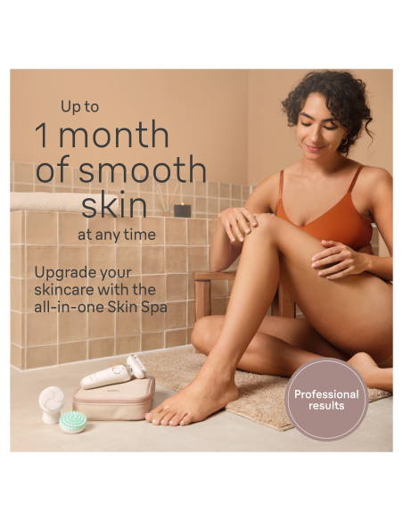 SES9-481 3D Braun Silk•épil 9 Flex SkinSpa Epilaator + BS1000 minitrimmer BODY