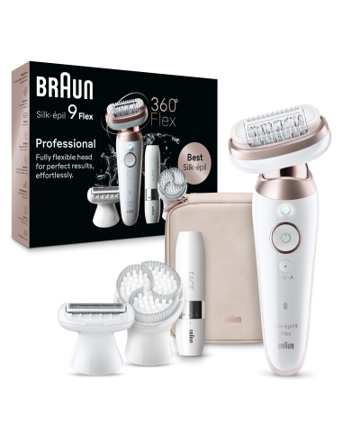 SES9-360 3D Braun Silk•épil 9 Flex Epilaator +...
