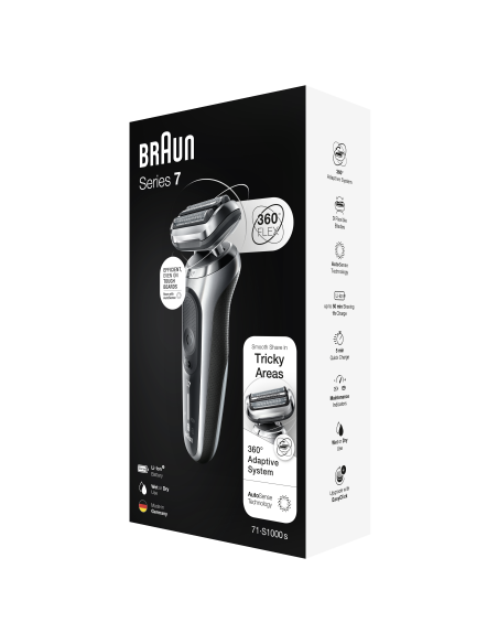 71-S1000s skuveklis Series 7 360° Flex,  AutoSence